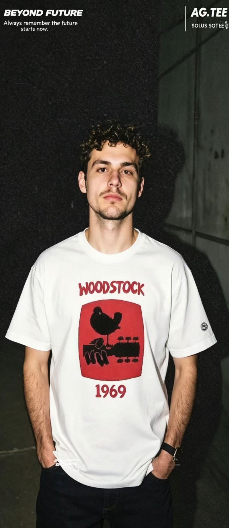 Woodstock 1969 Graphic White T-Shirt