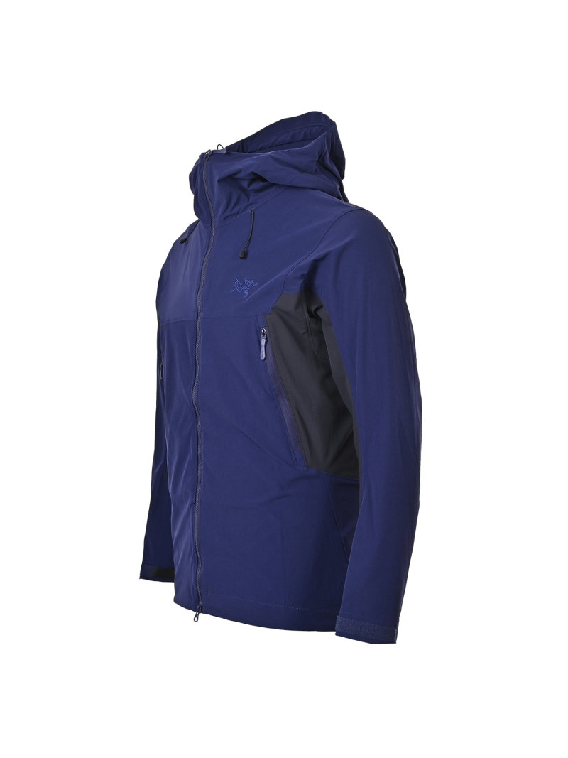 Arc'teryx Softshell Hoodie Jacket Royal Blue view