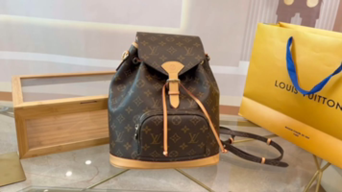 Louis Vuitton Monogram Backpack Brown