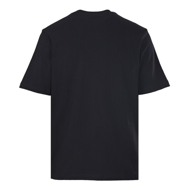 Stone Island Black Pocket T-Shirt with Nylon Chest Detail view