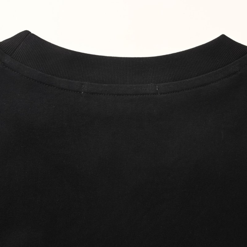 Stone Island Black Pocket T-Shirt with Nylon Chest Detail view