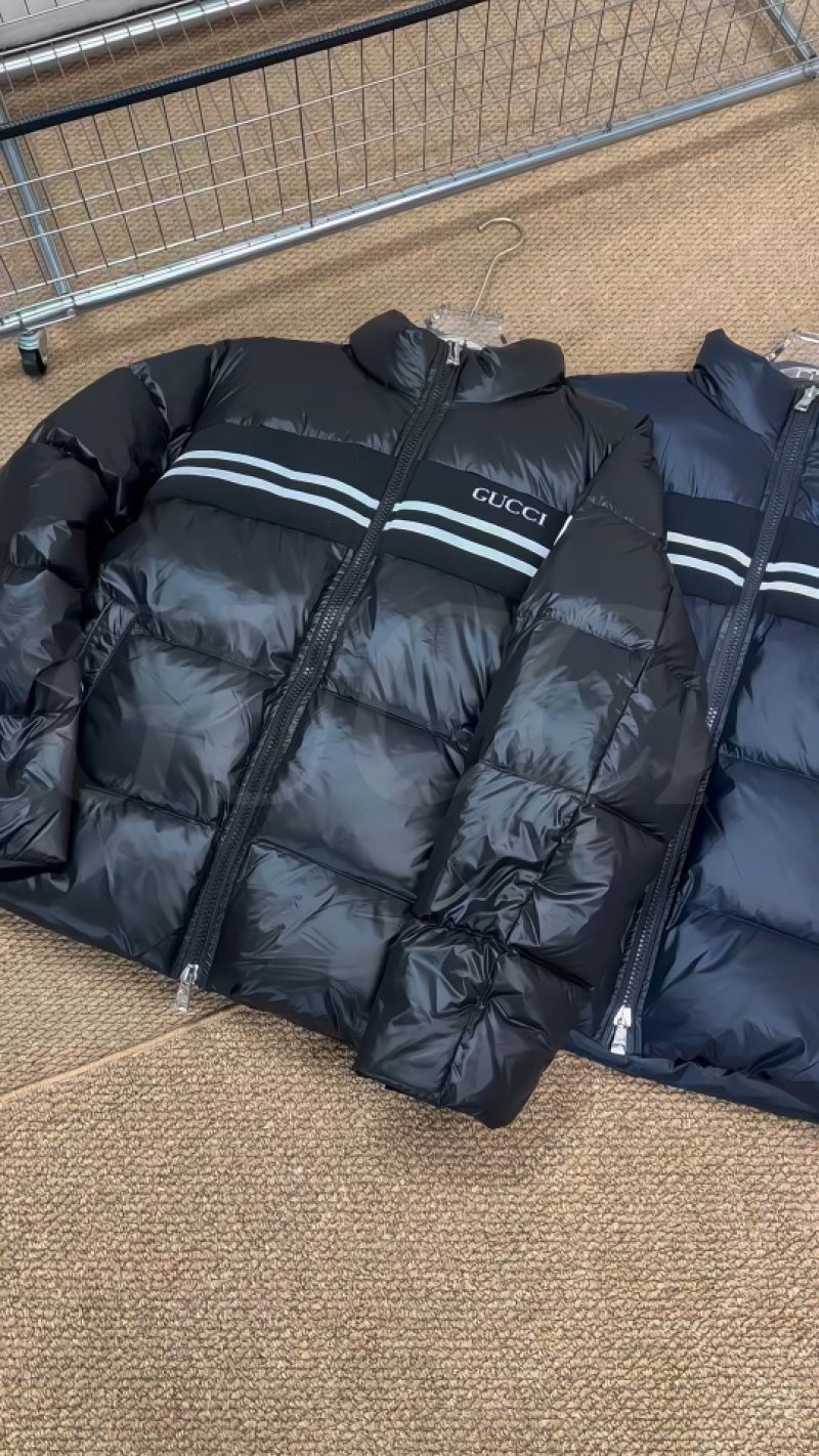 Prada Cream Down Puffer Jacket with Hood view