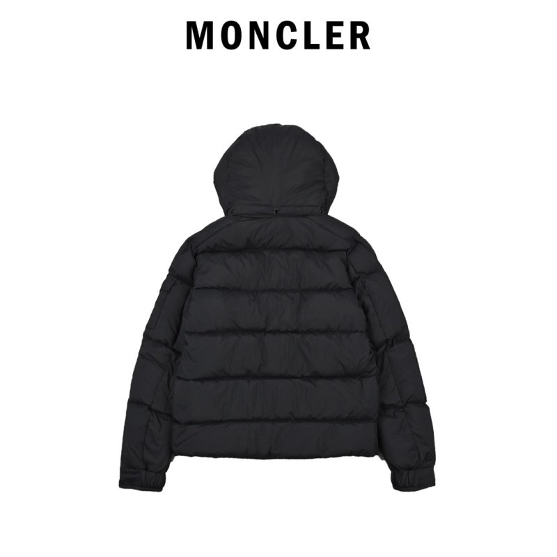 Moncler Black Quilted Down Puffer Jacket view
