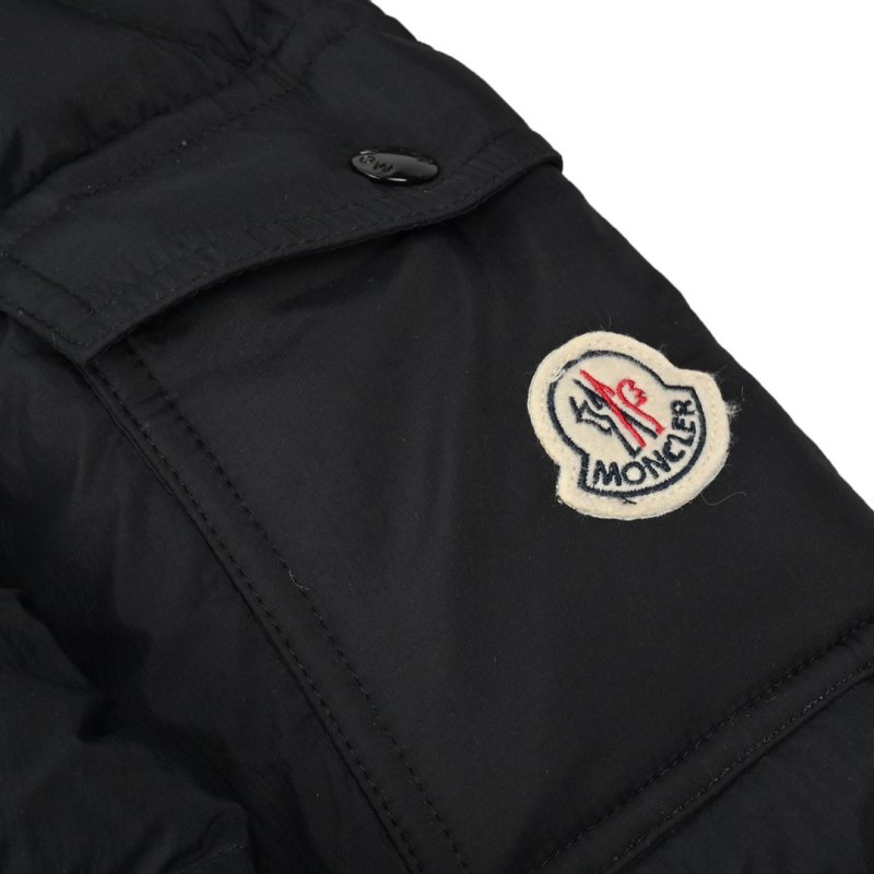 Moncler Black Quilted Down Puffer Jacket view