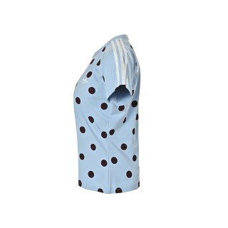 Adidas Trefoil Polka Dot T-Shirt Light Blue view 2