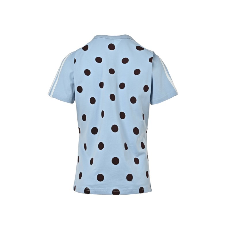 Light Blue Polka Dot Short Sleeve T-Shirt view