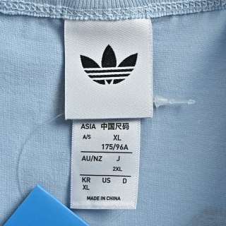 Adidas Trefoil Polka Dot T-Shirt Light Blue view 5