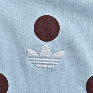 Adidas Trefoil Polka Dot T-Shirt Light Blue view 8