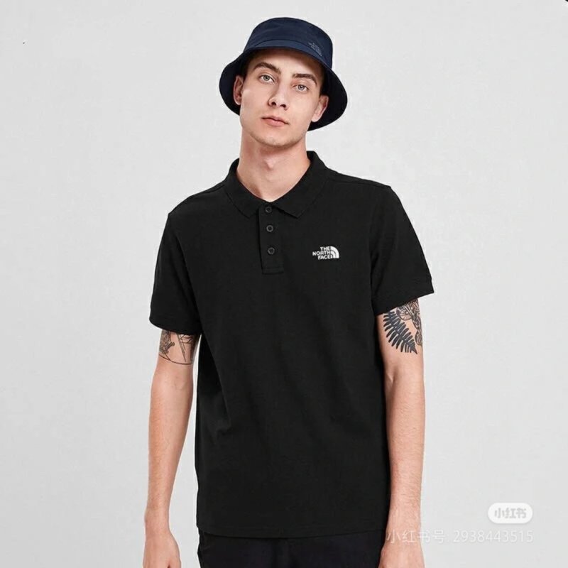 The North Face Black Short Sleeve Polo Shirt