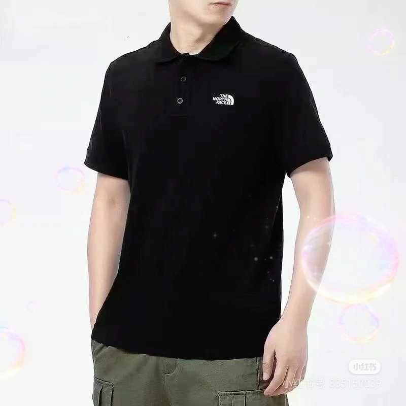 The North Face Black Short Sleeve Polo Shirt view