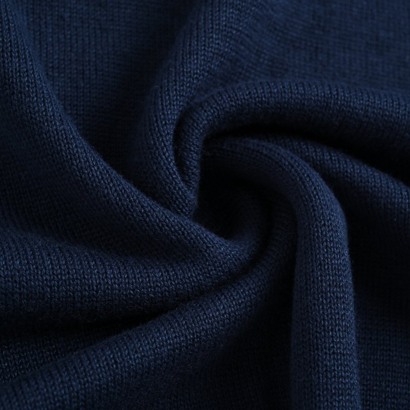 Louis Vuitton 25SS Monogram Jacquard Wool Crewneck Sweater Navy view
