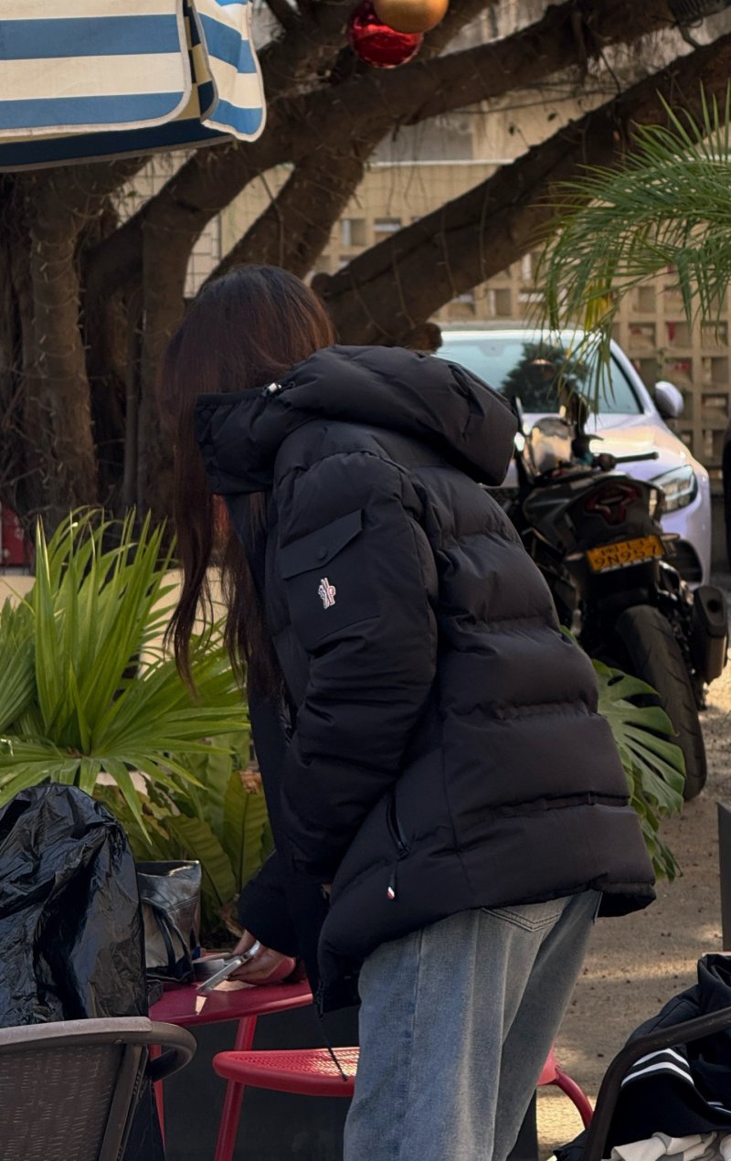 Moncler Black Puffer Down Jacket