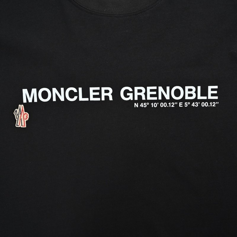 Moncler Grenoble Coordinates Black T-Shirt view