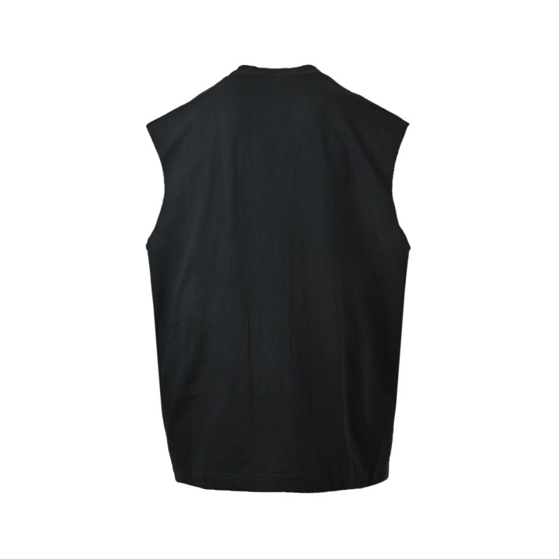 Balenciaga Black Sleeveless T-Shirt view