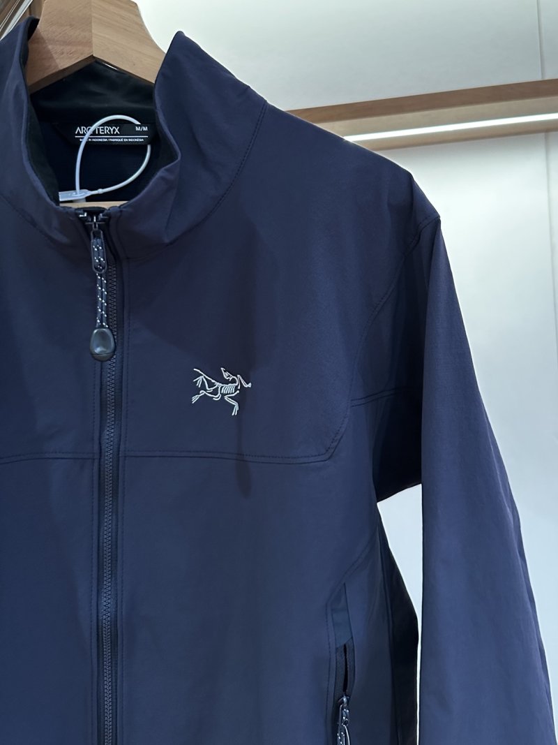 Arc'teryx Navy Softshell Windbreaker Jacket view