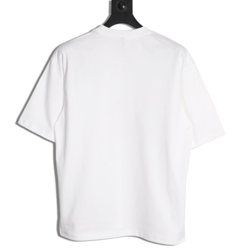 Adidas FOS Blurred Logo White T-Shirt view