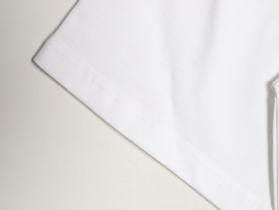 Adidas Three Stripes White T-Shirt view