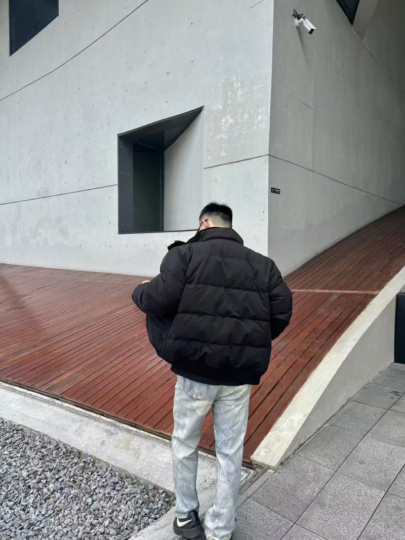Prada Black Down Puffer Jacket view