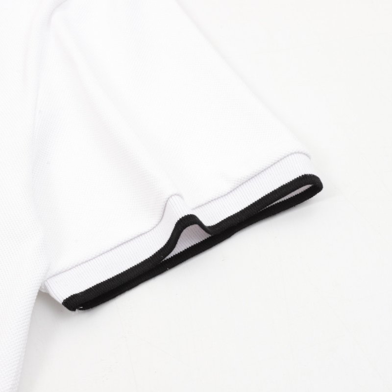 Burberry White Polo Shirt with Chest Pocket view