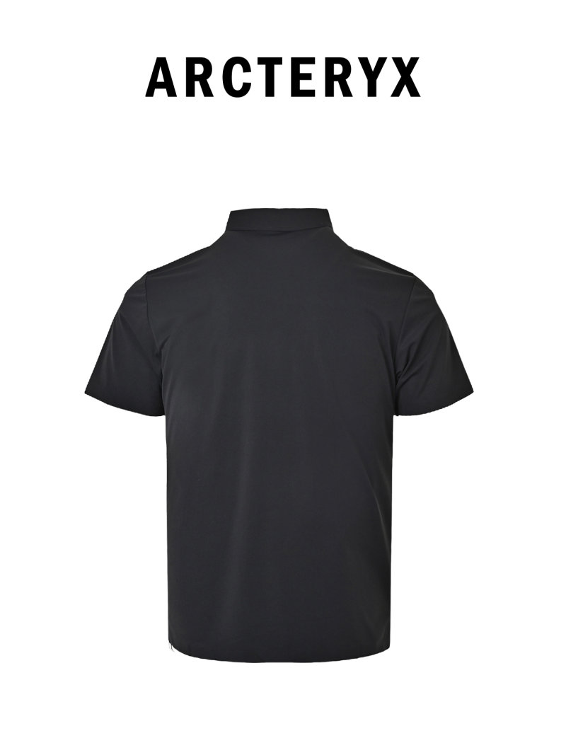 Arc'teryx Black Short-Sleeve Polo Shirt view