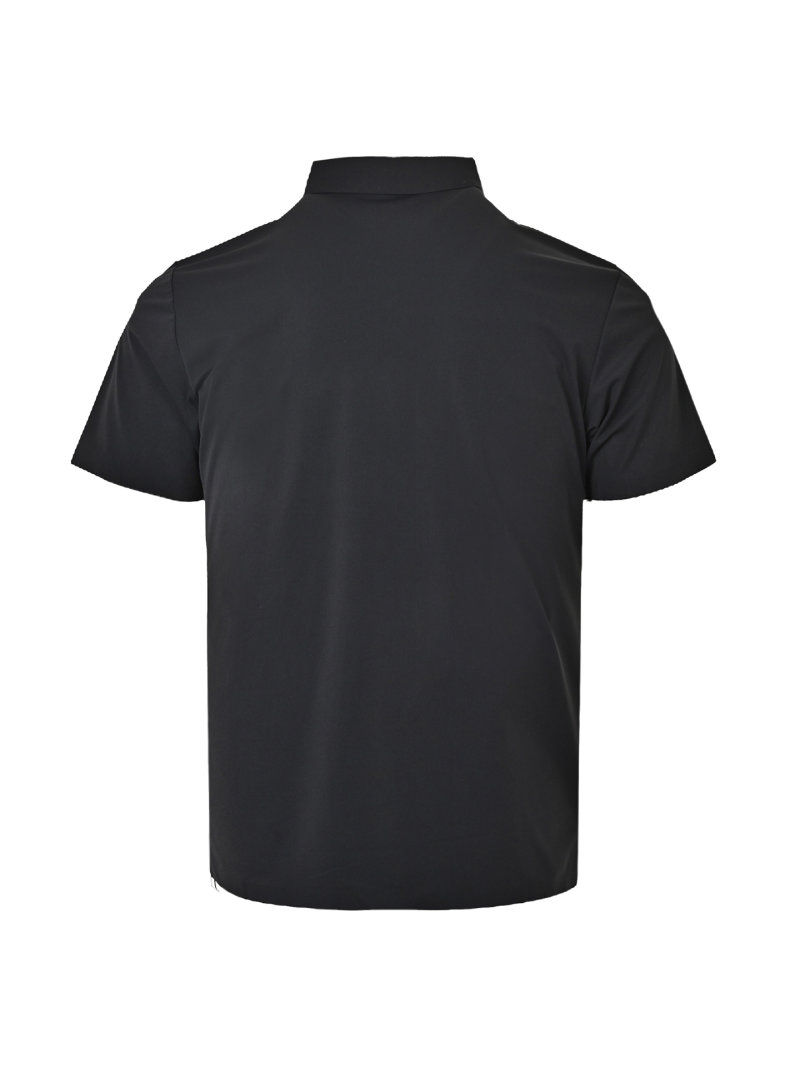 Arc'teryx Black Short-Sleeve Polo Shirt view