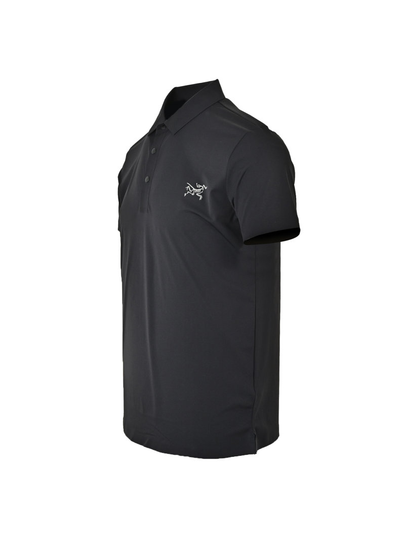 Arc'teryx Black Short-Sleeve Polo Shirt view