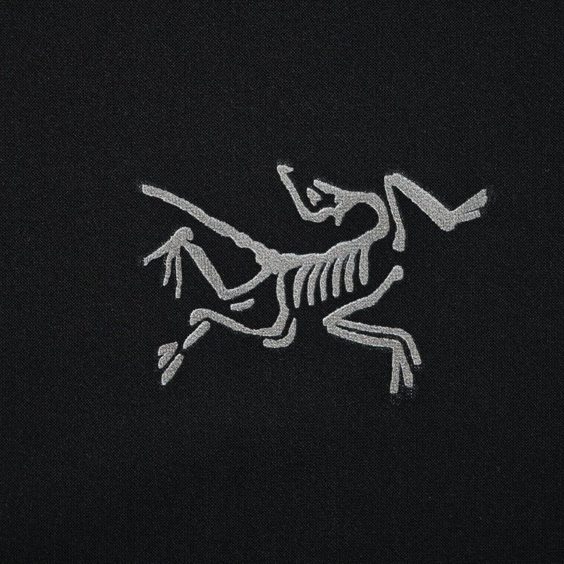 Arc'teryx Black Short-Sleeve Polo Shirt view