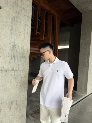 Versace White Medusa Logo Polo Shirt view 3
