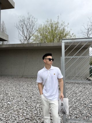 Versace White Medusa Logo Polo Shirt view 5