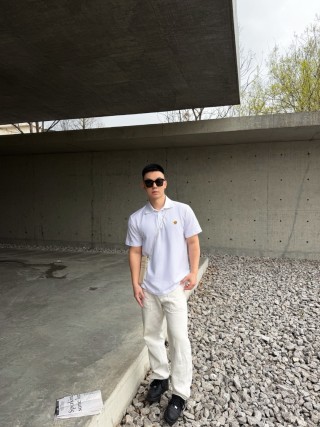 Versace White Medusa Logo Polo Shirt view 7