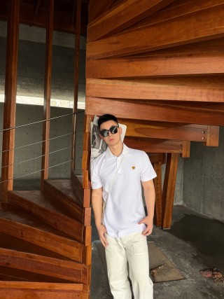 Versace White Medusa Logo Polo Shirt view 8