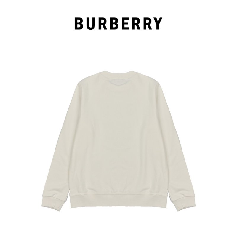 Burberry White Logo Sweatshirt view