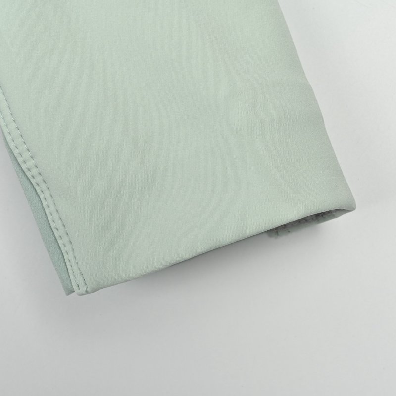 Karao Colorblock Windbreaker Jacket Sage Green & Cream view