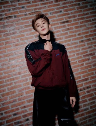 Puma Colorblock Track Jacket Burgundy Black view 8