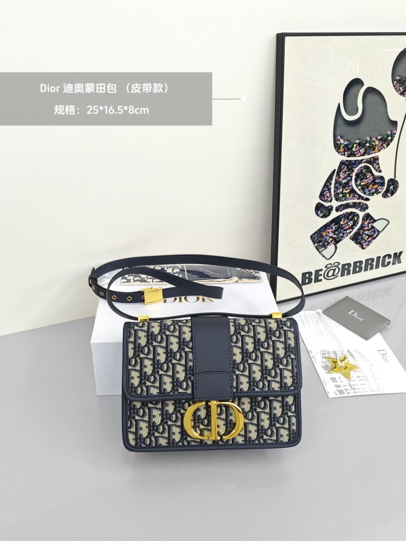 Dior Book Tote Navy Oblique Canvas Bag view