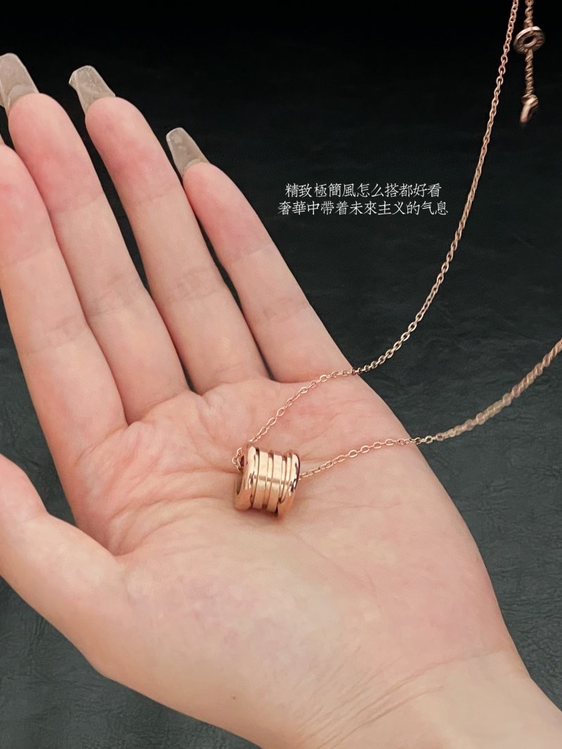Bvlgari B.Zero1 Rose Gold Pendant Necklace view