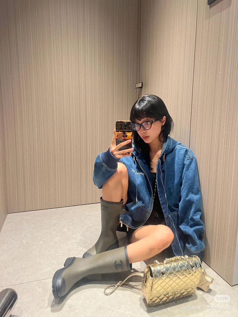 Dior Christian Dior Navy Denim Zip Hoodie Jacket view