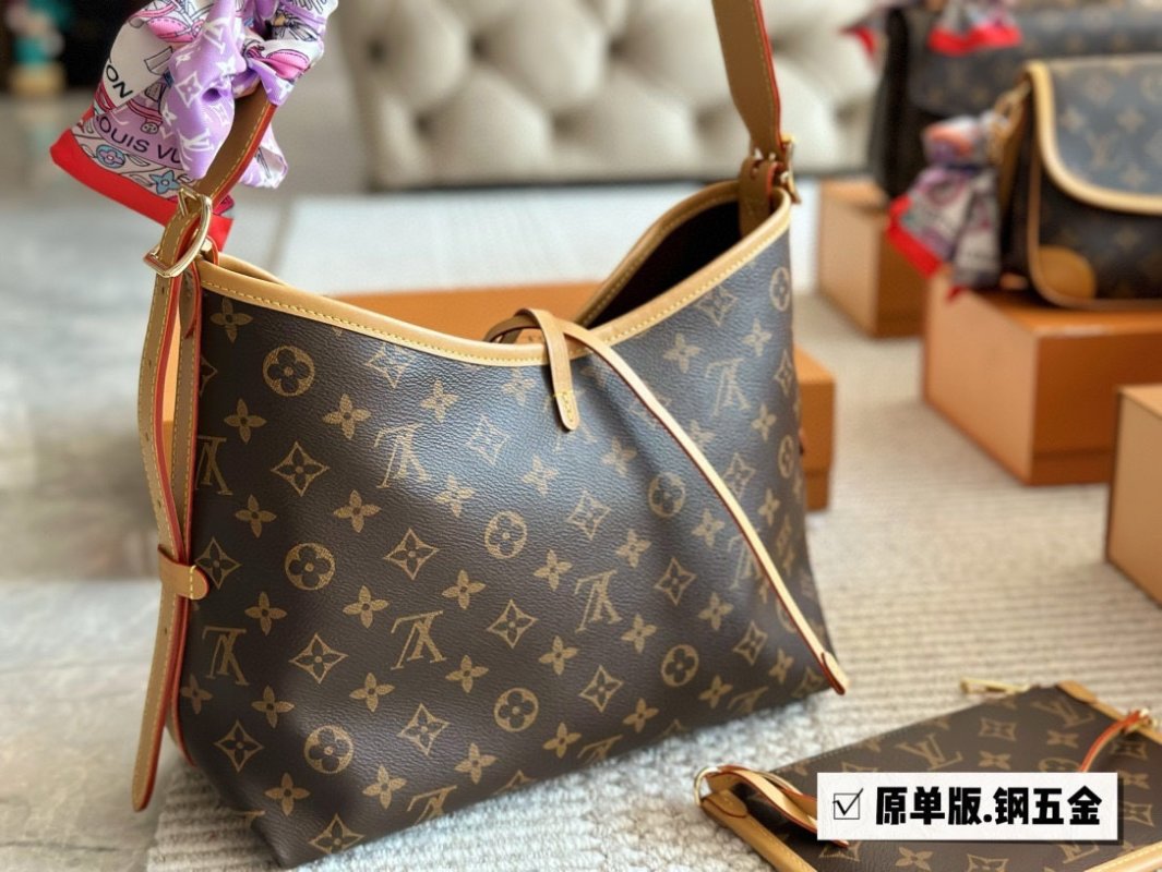 Louis Vuitton Carryall Monogram Canvas Shoulder Bag view