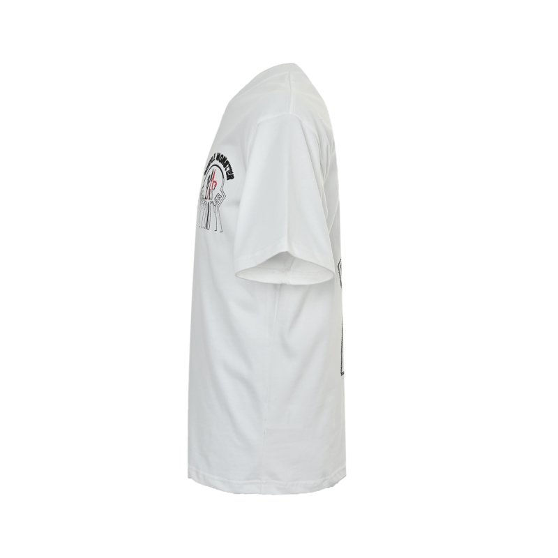 White Graphic Print Short Sleeve T-Shirt view