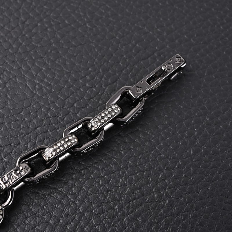 Louis Vuitton Paradise Stone Brass Chain Bracelet - Multi view