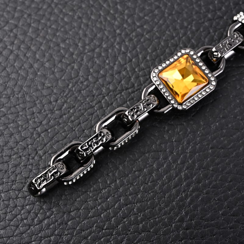 Louis Vuitton Paradise Stone Brass Chain Bracelet - Multi view