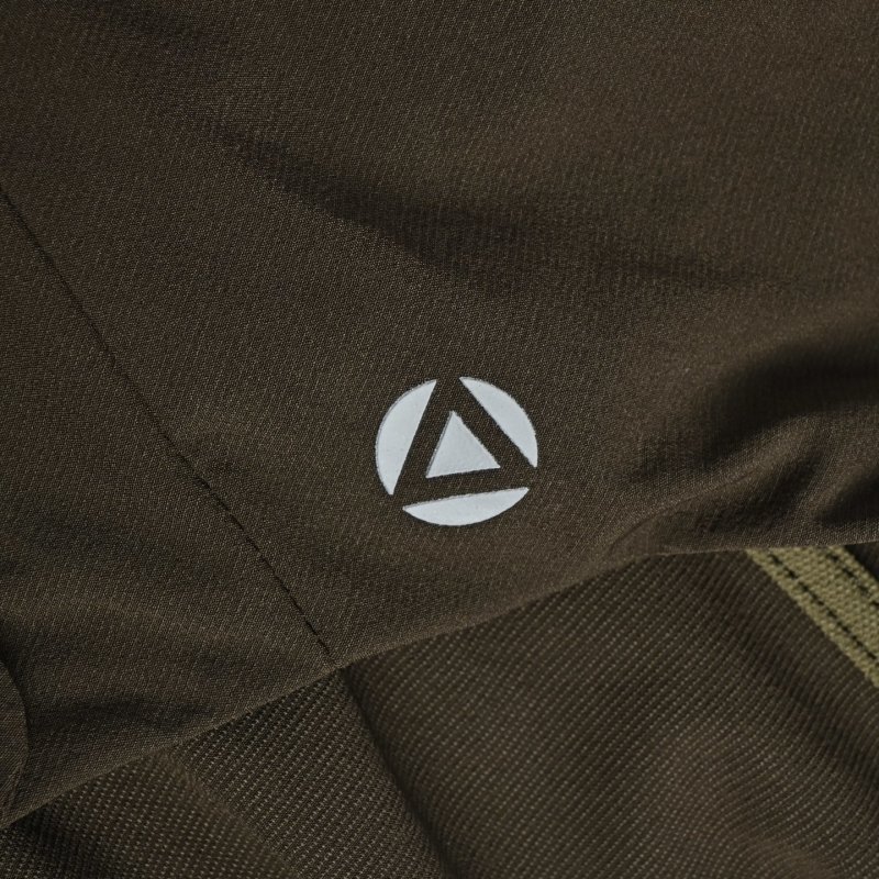 Olive Green Windbreaker Hooded Jacket view