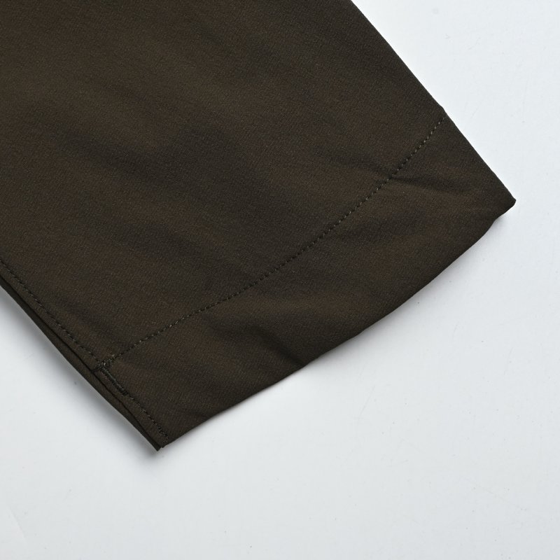 Olive Green Windbreaker Hooded Jacket view