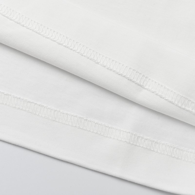 Balenciaga Yellow Logo White T-Shirt view