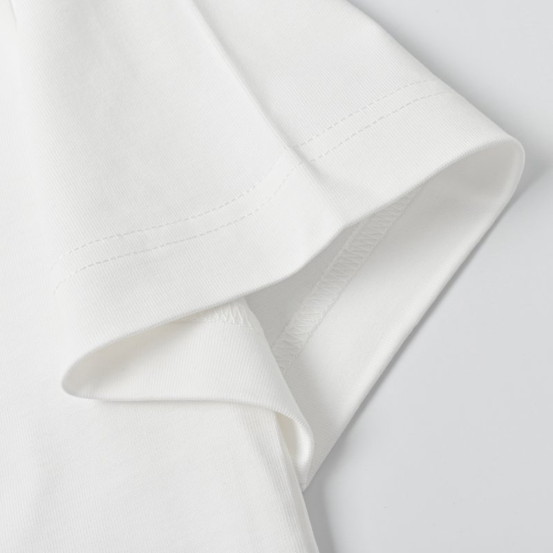 Balenciaga Yellow Logo White T-Shirt view