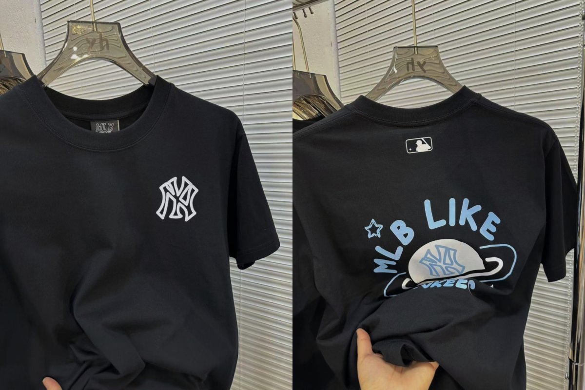 MLB New York Yankees Planet Logo Black T-Shirt view