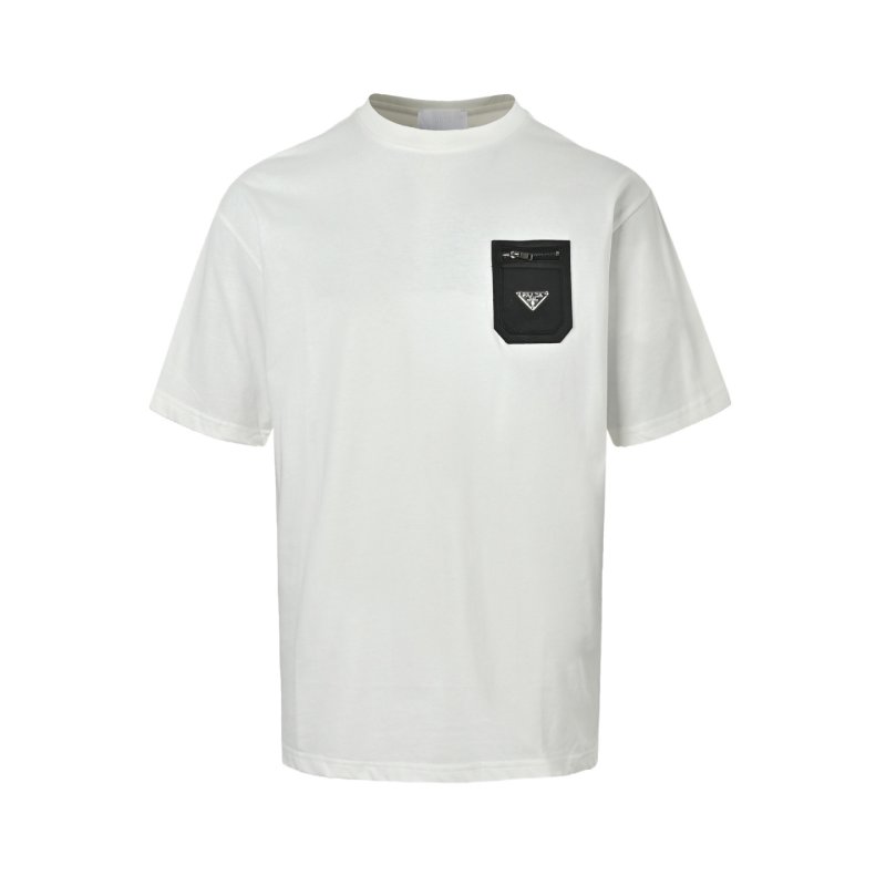 Prada White Pocket T-Shirt view