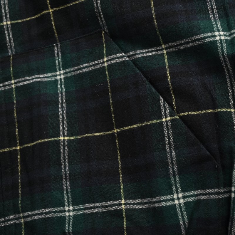 Teal Plaid Zip-Up Jacket view