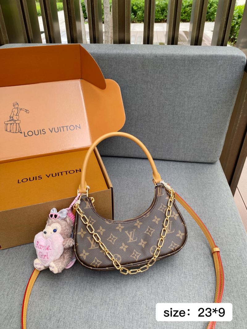 Louis Vuitton Catchy Monogram Shoulder Bag with Chain