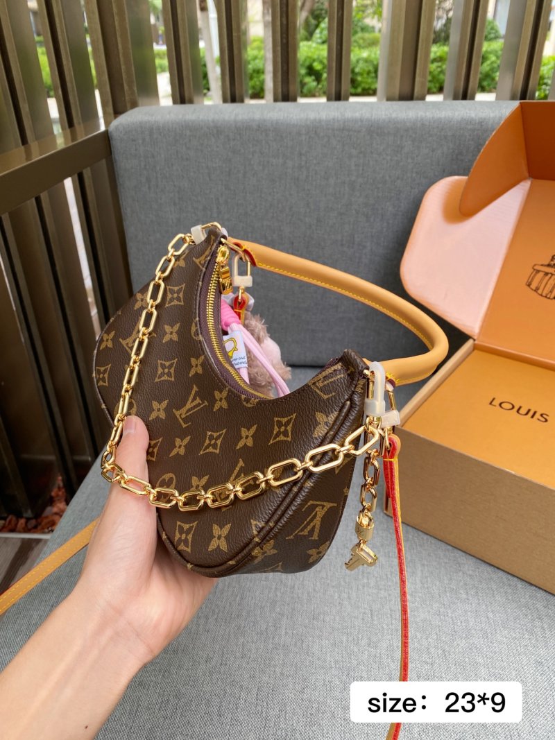 Louis Vuitton Catchy Monogram Shoulder Bag with Chain view